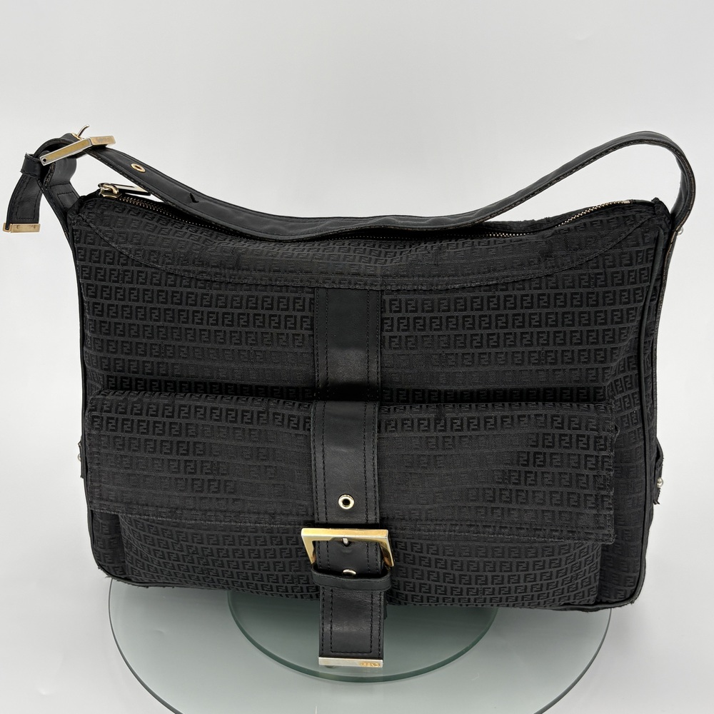 Authentic Fendi Zucca FF Shoulder Bag – Model 8BR099 – Made in Italy - AS IS